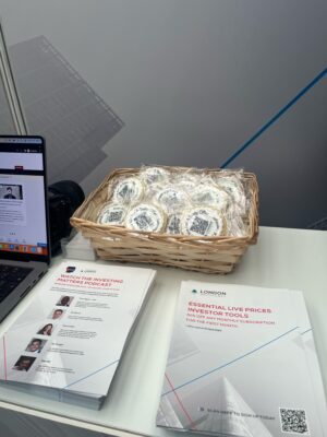 edible QR code biscuits for conference