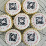 edible QR code promotional biscuits