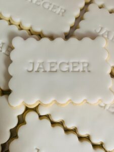 imprinted logo biscuits