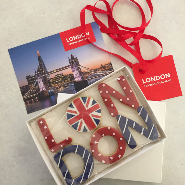 custom branded biscuit gift box