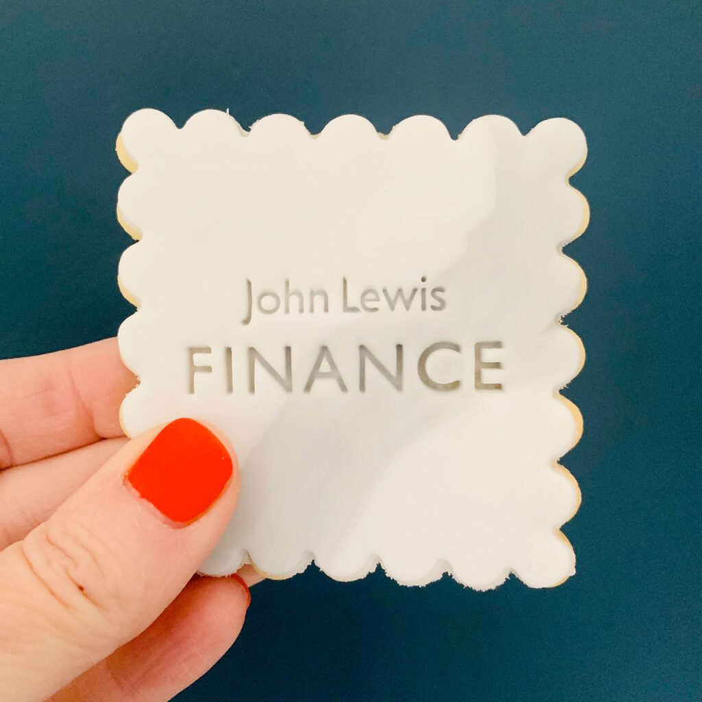 imprinted logo biscuit