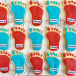 product shaped logo biscuits
